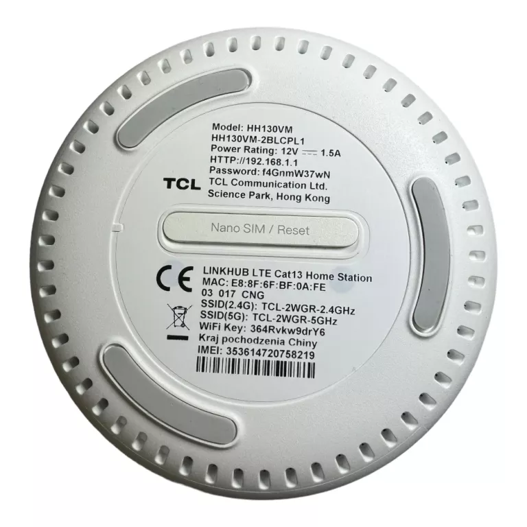 ROUTER TCL LINKHUB-HH130VM