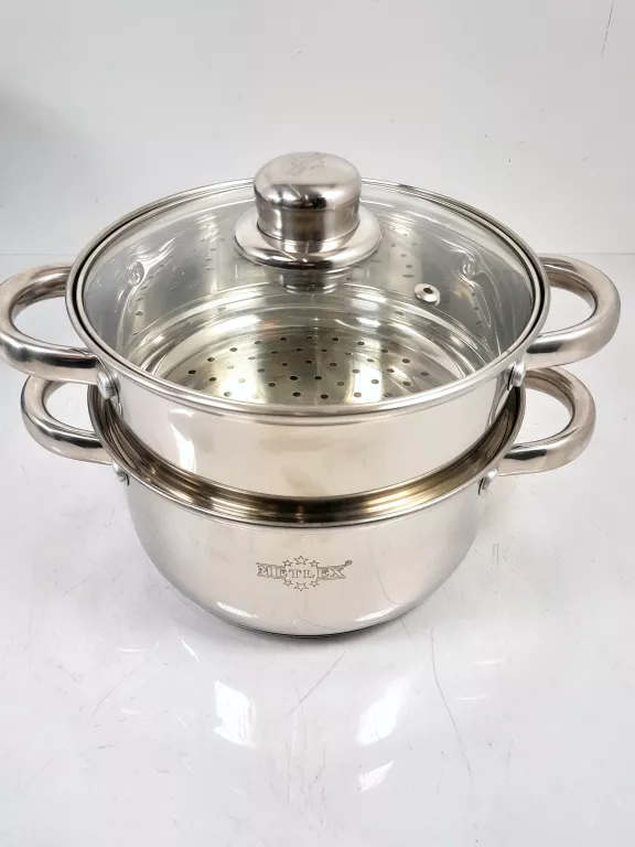 METLEX GARNKI DO GOTOWANIA NA PARZE PAROWAR GARNEK 18CM MX-7010