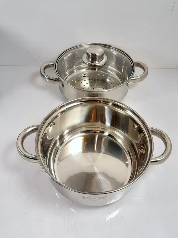 METLEX GARNKI DO GOTOWANIA NA PARZE PAROWAR GARNEK 18CM MX-7010