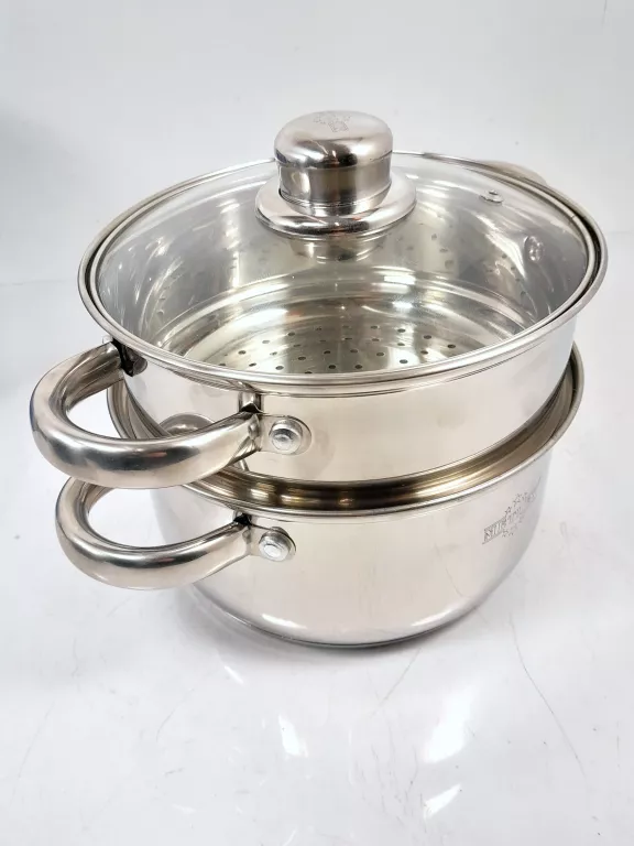 METLEX GARNKI DO GOTOWANIA NA PARZE PAROWAR GARNEK 18CM MX-7010