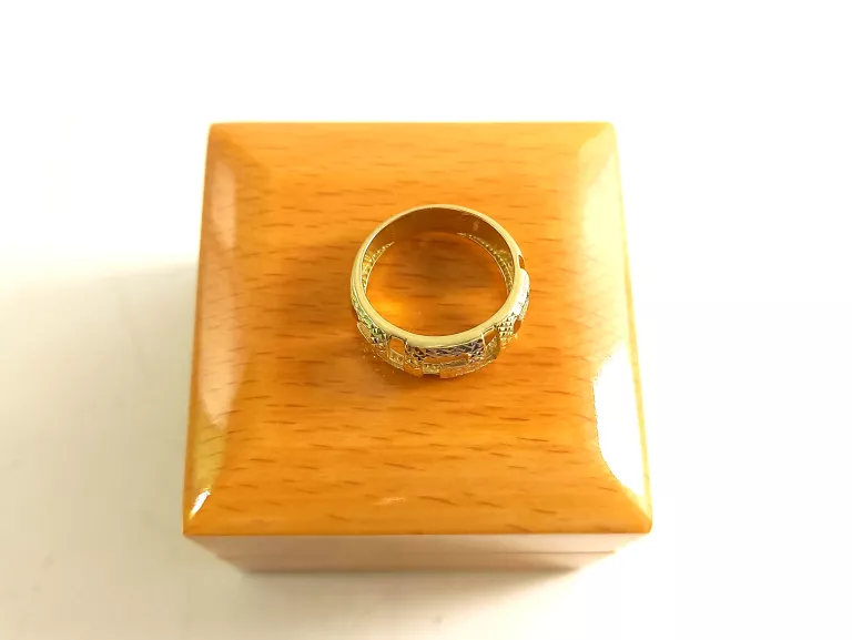 ŚLICZNY ZŁOTY PIERŚCIONEK R18 P585 4,83G