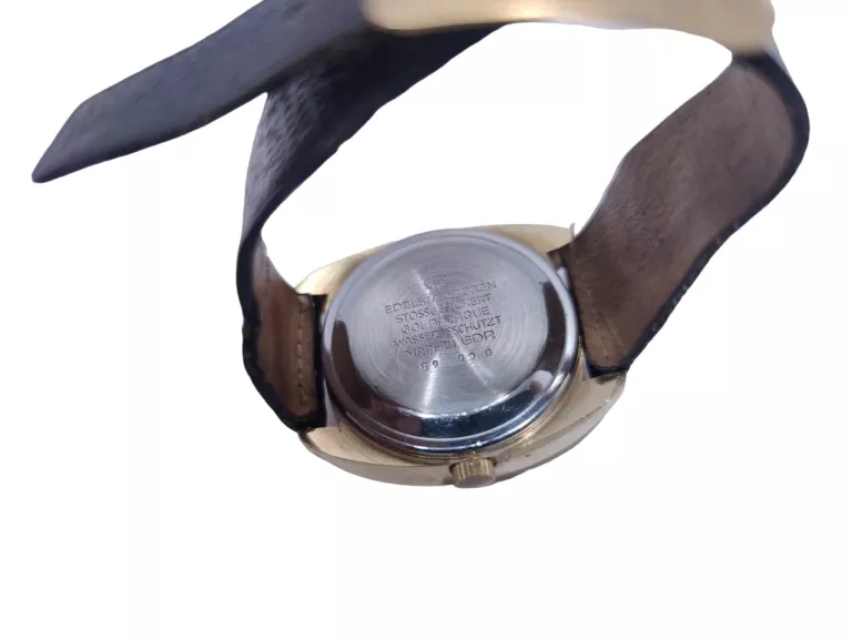 ZEGAREK MĘSKI GLASHUTTE SPEZICHRON 22 RUBIS / POZŁACANY