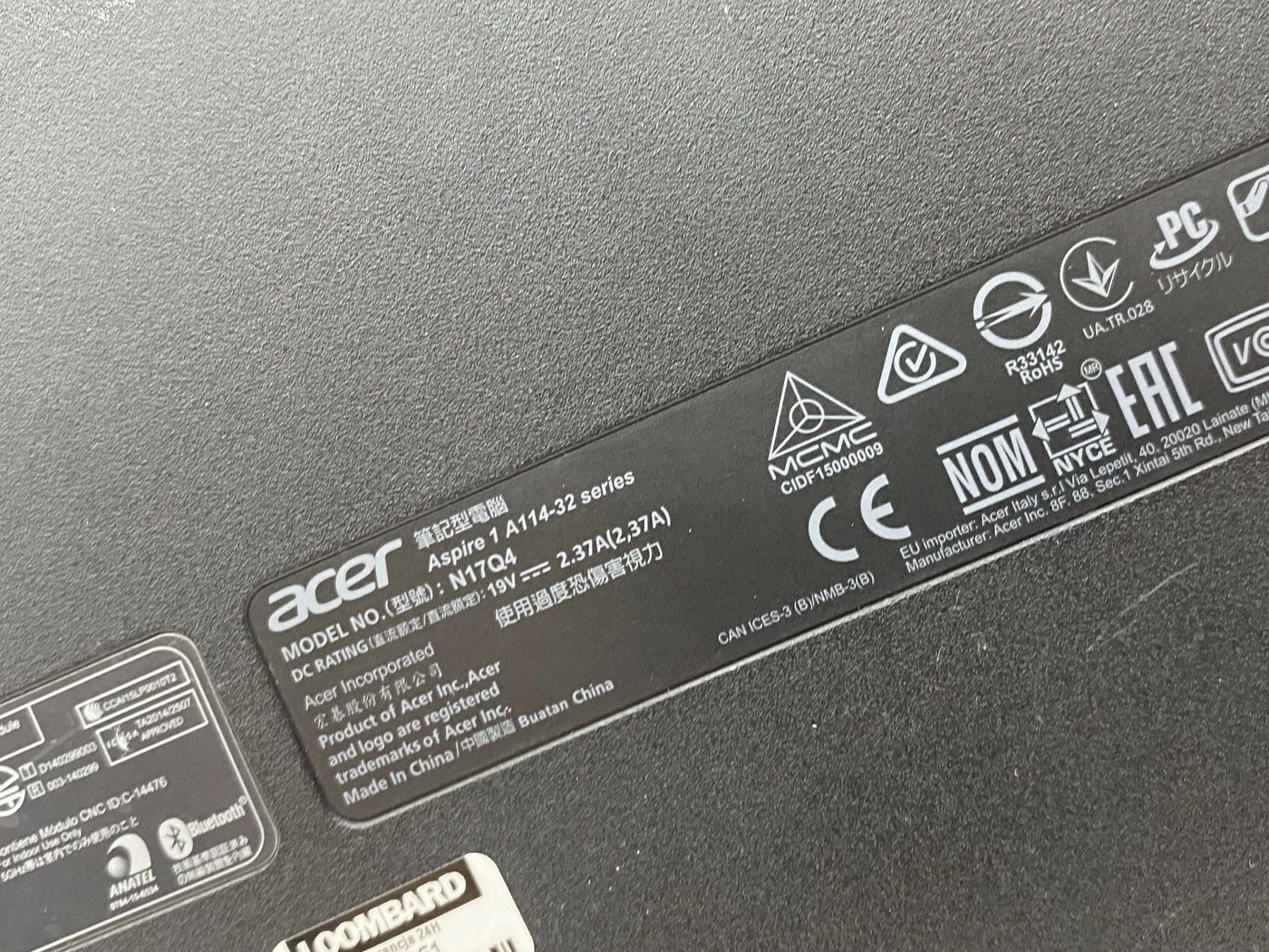 laptop-acer-aspire-1-kod-producenta-a114-31-p47c