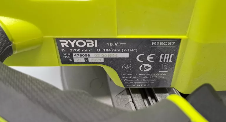 PIŁA TARCZOWA RYOBI ONE+ R18CS7 18V