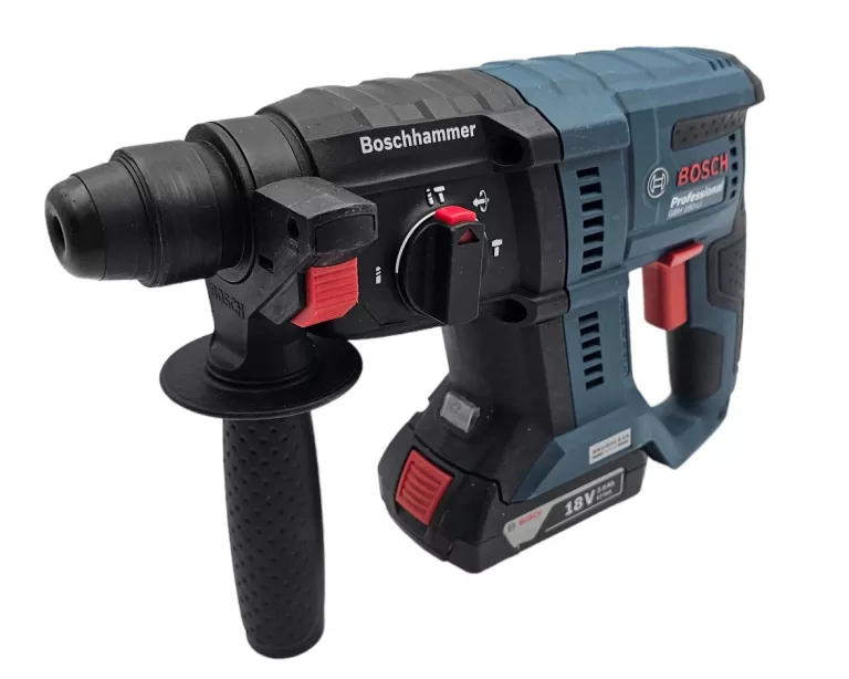 MŁOTOWIERTARKA BOSCH GBH 180-LI SDS PLUS 2J AKU 2.0AH + ŁAD