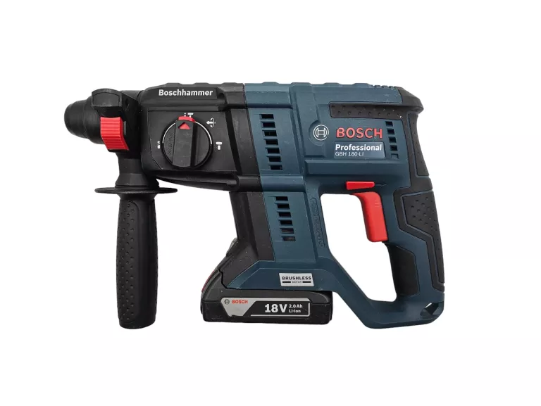 MŁOTOWIERTARKA BOSCH GBH 180-LI SDS PLUS 2J AKU 2.0AH + ŁAD