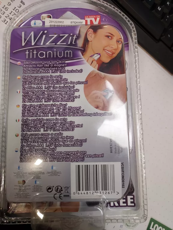 DEPILATOR WIZZIT TITANIUM