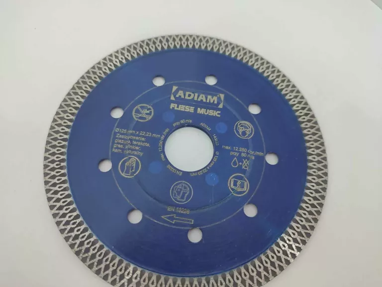 ADIAM TARCZA DIAMENTOWA FLIESE MUSIC 125X22,2MM