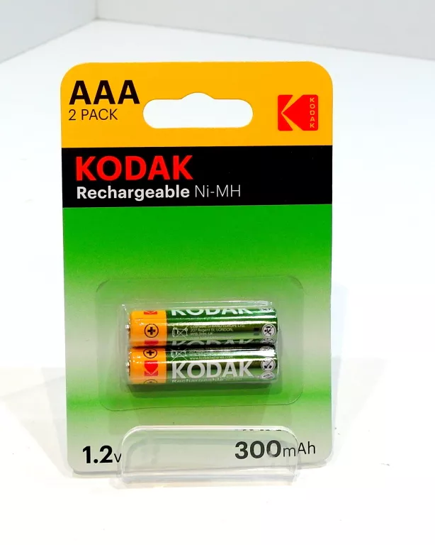 2X AKUMULATORKI AAA 1.2V HR03 300MAH NI-MH