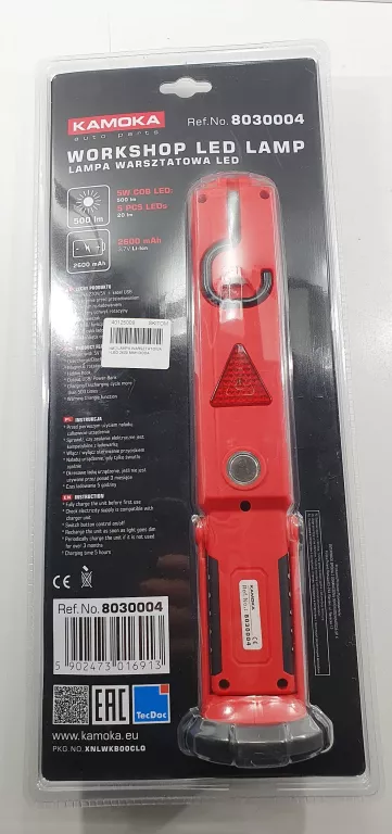LAMPA WARSZTATOWA 1-LED 2600 MAH DODA 5902473016913