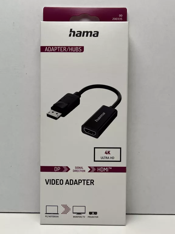 ADAPTER HAMA | DISPLAY PORT - HDMI | 4K