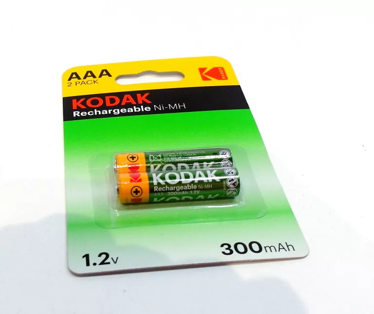 2X AKUMULATORKI AAA 1.2V HR03 300MAH NI-MH