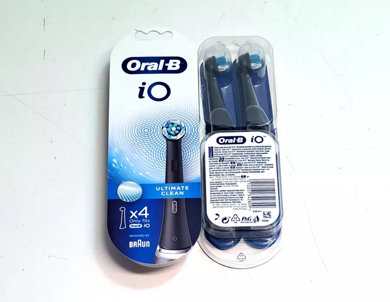 KOŃCÓWKI ORAL B IO ULTIMATE CLEAN 4 SZT CZARNE
