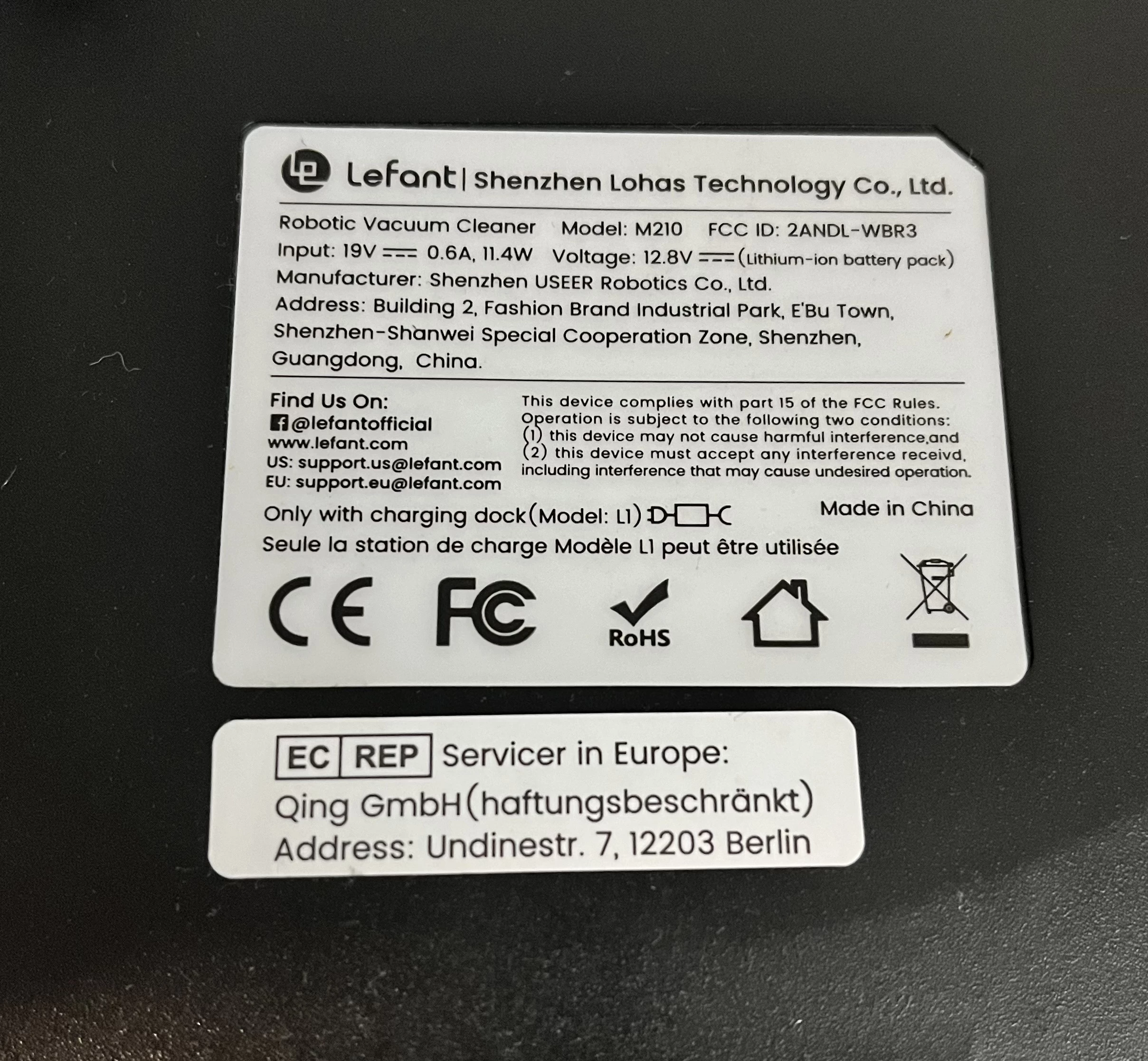 robot-sprzatajacy-lefant-m210-moc-zasysania-1800-pa-brak-piilota-ean-gtin-0690003105422