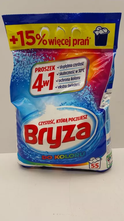 BRYZA PROSZEK DO PRANIA KOLOROWEGO 55 PRAŃ 3,575KG