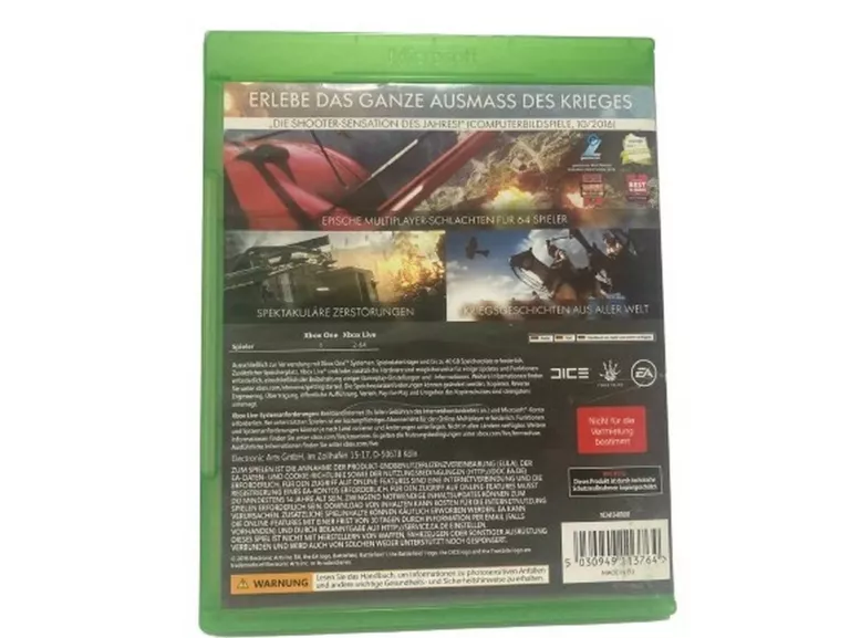 GRA XBOX ONE BATTLEFIELD 1