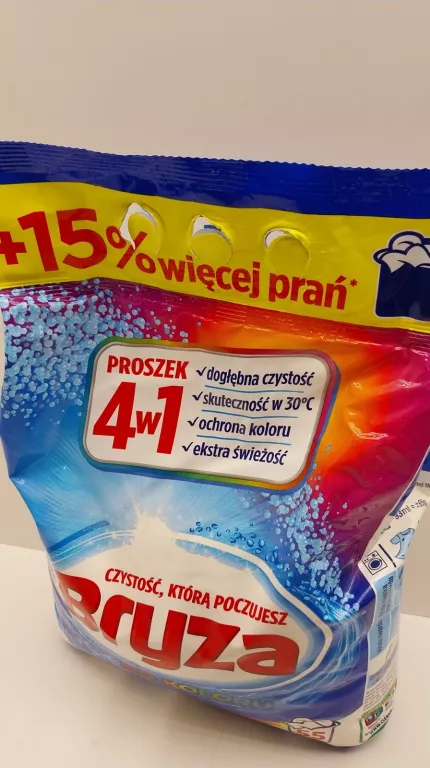 BRYZA PROSZEK DO PRANIA KOLOROWEGO 55 PRAŃ 3,575KG
