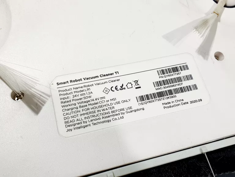ROBOT ODKURZAJĄCY LENOVO SMART ROBOT VACUUM CLEANER T1 KOMPLET