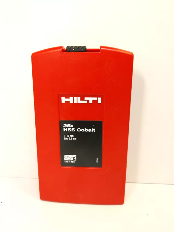 ZESTAW WIERTEŁ KOBALTOWYCH HSS-CO HILTI 1-13MM 25 SZTUK
