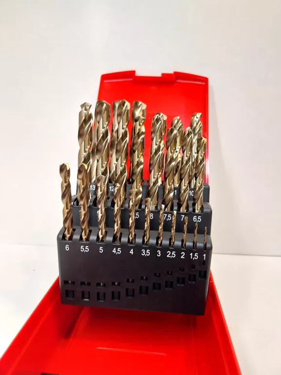 ZESTAW WIERTEŁ KOBALTOWYCH HSS-CO HILTI 1-13MM 25 SZTUK