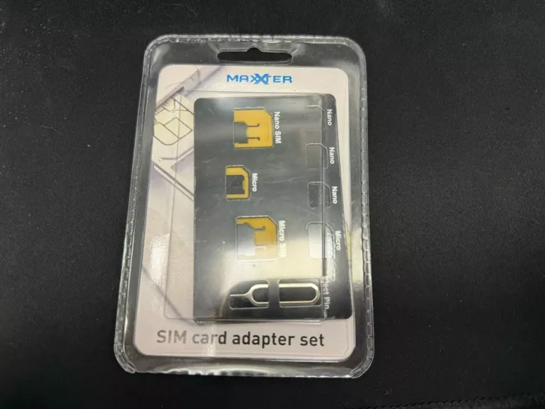 ZESTAW ADAPTER KARTY SIM NANO MICRO PIN 4W1