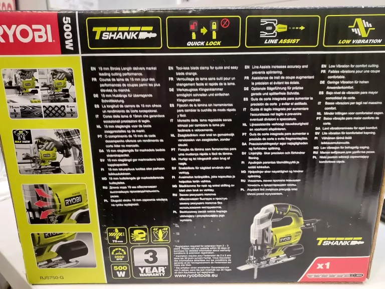 WYRZYNARKA RYOBI RJS750-G