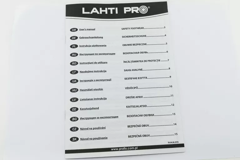 BUTY ROBOCZE LAHTI PRO ROZMIAR 42 MODEL L3010941