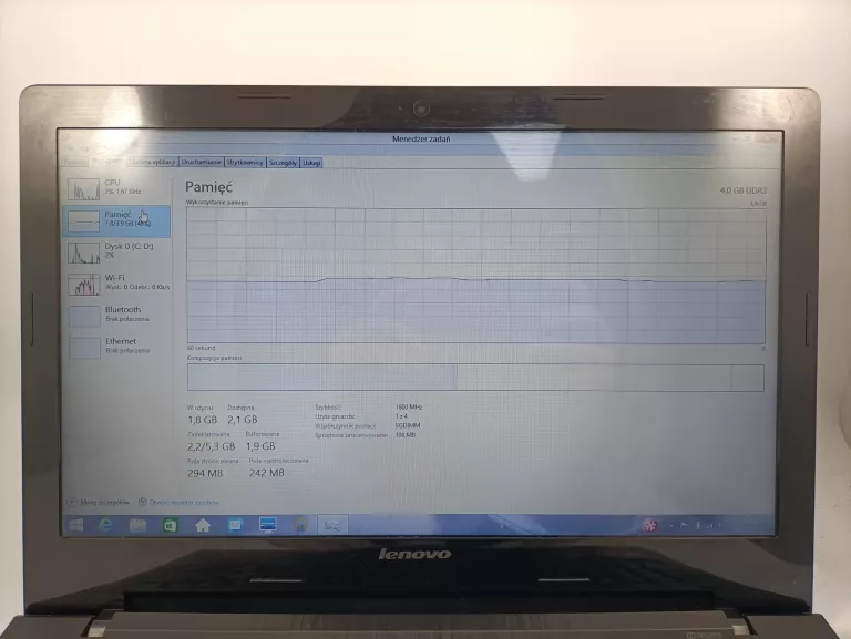 LAPTOP LENOVO G50-70 15,6 " INTEL PENTIUM 4 GB / 500 GB