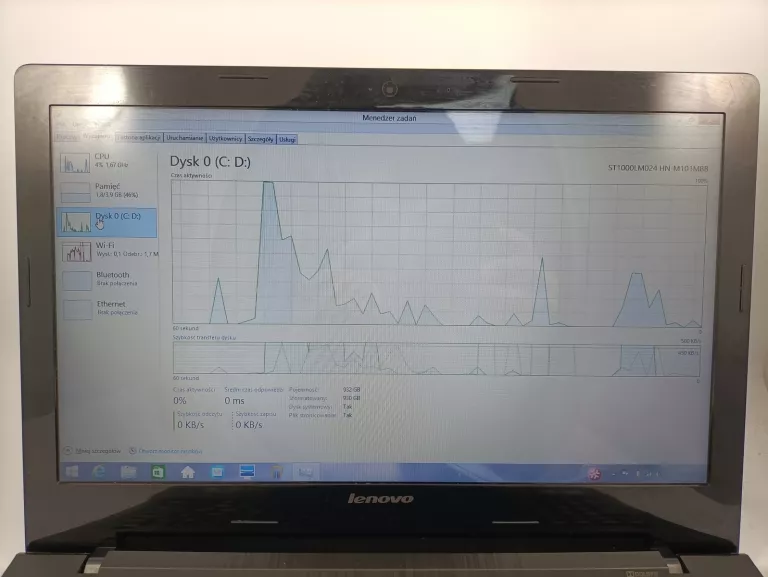 LAPTOP LENOVO G50-70 15,6 " INTEL PENTIUM 4 GB / 500 GB