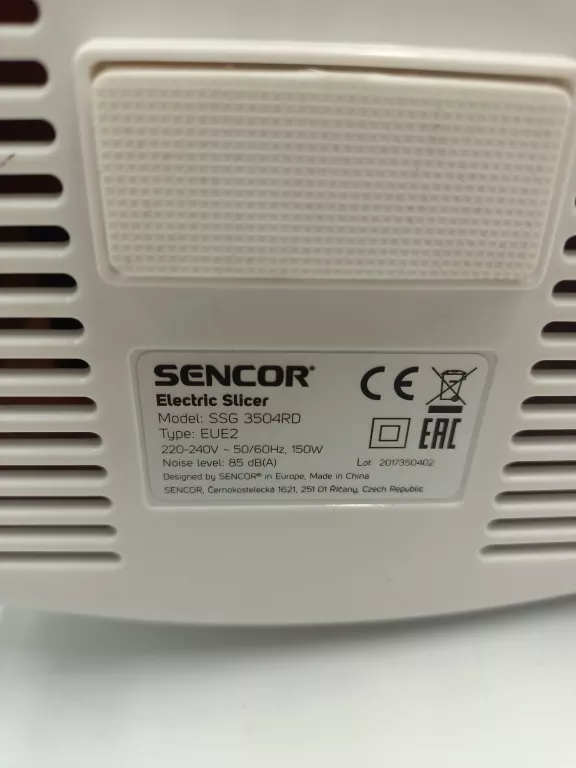 SZATKOWNICA SENCOR SSG 3504RD 150W