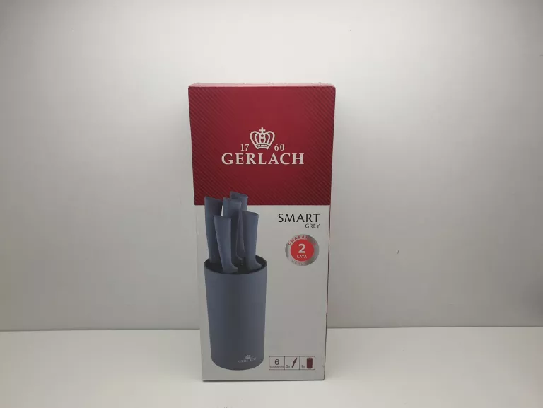 ZESTAW NOŻY W BLOKU GERLACH SMART GREY