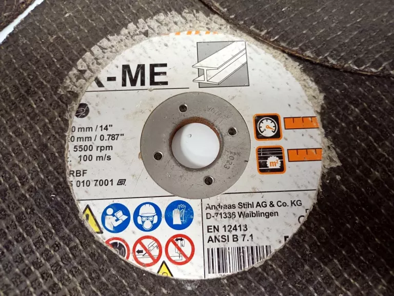 TARCZA DO METALU 350MM 20MM GR. 4MM STIHL K-ME 795711135584 RÓŻNE ROZM