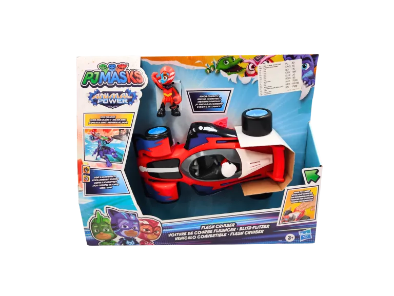 OKAZJA!! PIDŻAMERSI PJ MASKS POJAZD SAMOCHÓD ANIMAL DŹWIĘK ŚWIATŁO FIGURKA