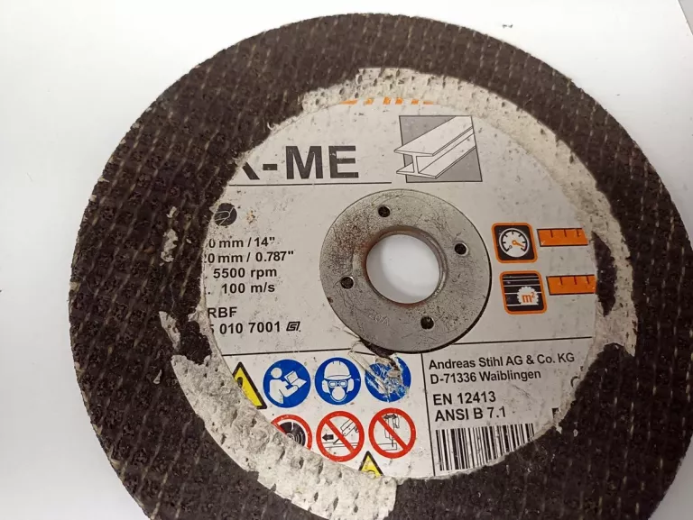 TARCZA DO METALU 350MM 20MM GR. 4MM STIHL K-ME 795711135584 RÓŻNE ROZM