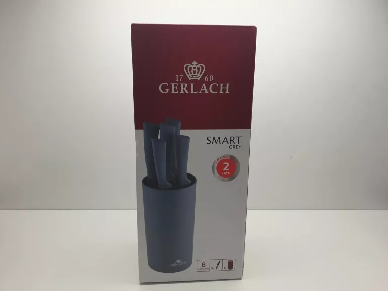 ZESTAW NOŻY W BLOKU GERLACH SMART GREY