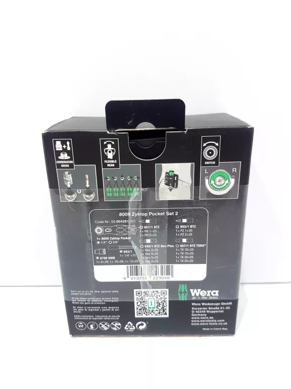 GRZECHOTKA 8009 ZYKLOP POCKET SET 2 WERA 004281