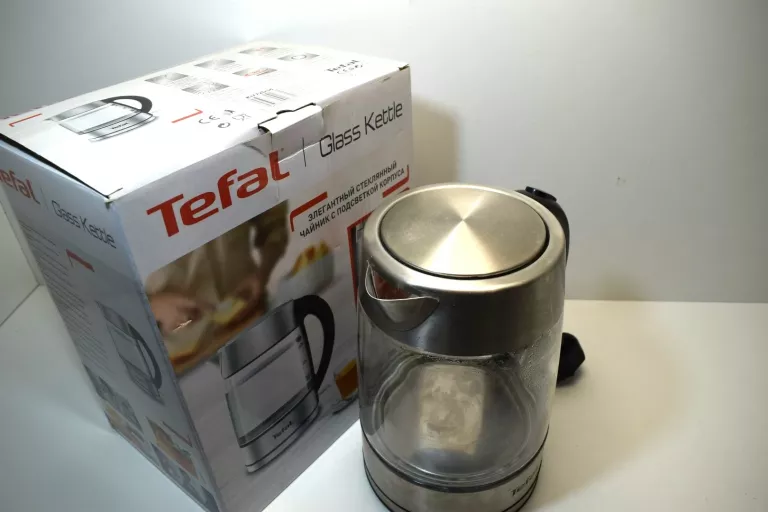CZAJNIK BEZPRZEWODOWY TEFAL GLASS KETTLE KI772