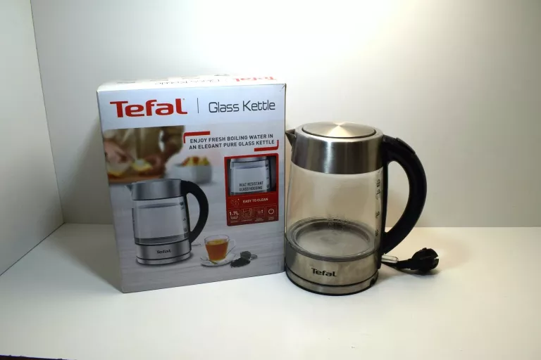 CZAJNIK BEZPRZEWODOWY TEFAL GLASS KETTLE KI772