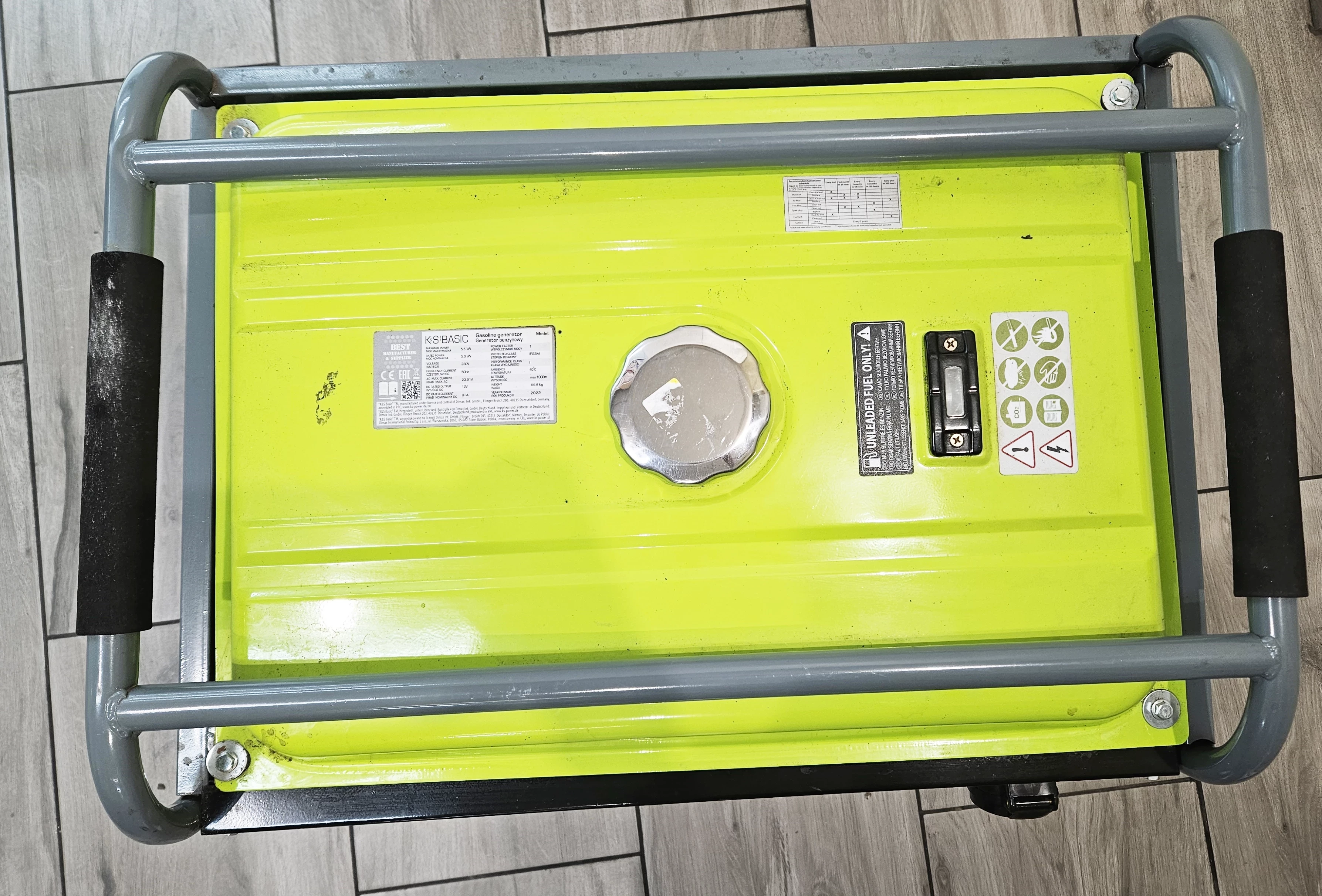 agregat-pradotworczy-ks-basic-ksb-6500c-55kw-odbior-osobisty-typ-agregatu-jednofazowy