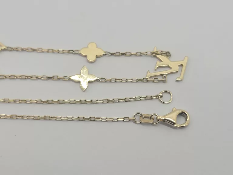 ZŁOTO 585 PRZEPIĘKNA CELEBRYTKA LOUIS VUITTON 55CM 5,16G