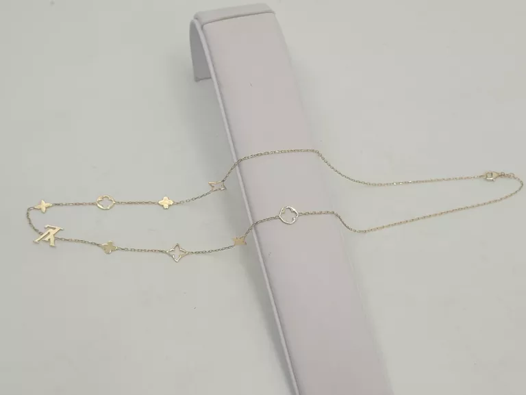 ZŁOTO 585 PRZEPIĘKNA CELEBRYTKA LOUIS VUITTON 55CM 5,16G