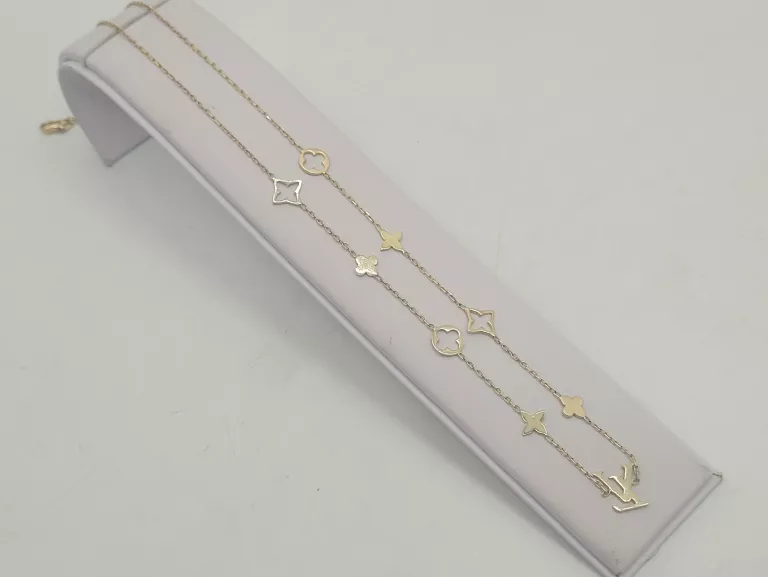 ZŁOTO 585 PRZEPIĘKNA CELEBRYTKA LOUIS VUITTON 55CM 5,16G