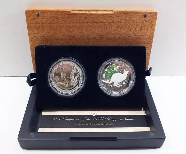 20 ZŁ KANGUR OLBRZYMI+1 DOLAR AUSTRALIA 2013