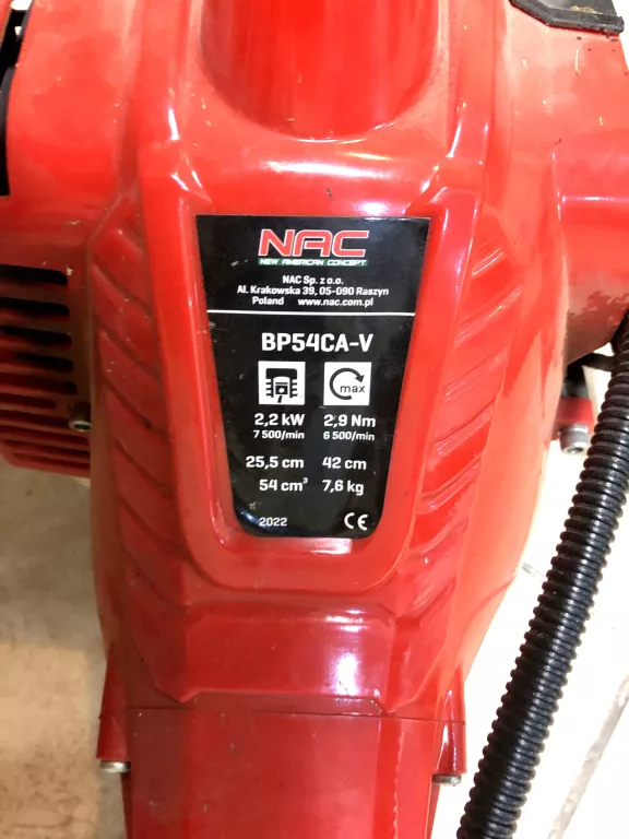 KOSA SPALINOWA NAC BP54 CA-V