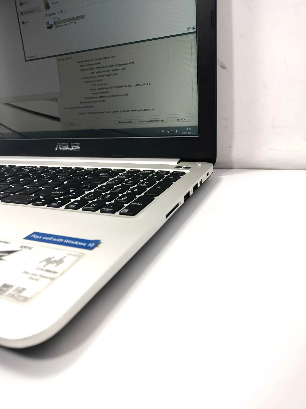 laptop-asus-a501l-przekatna-ekranu-156