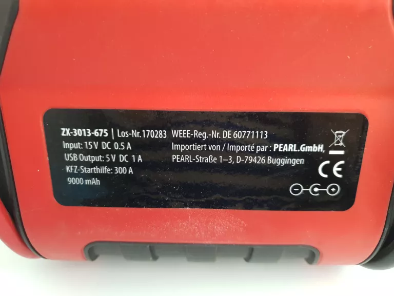 POWERBANK SAMOCHODOWY REVOLT ZX-3031-675 - BRAK ŁADOWARKI