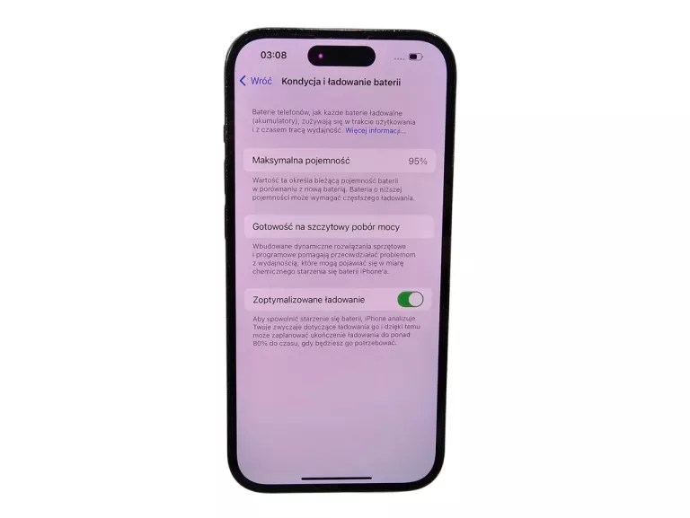 TELEFON IPHONE 14 PRO 256GB BAT 95% CZARNY