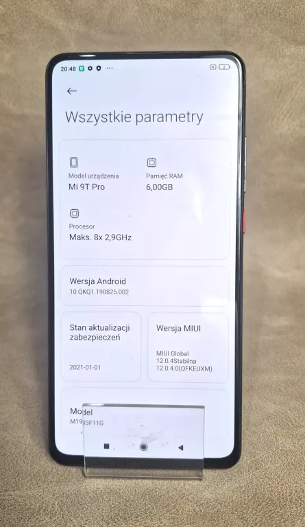 SMARTFON XIAOMI MI 9T PRO 6/128 GB CZARNY