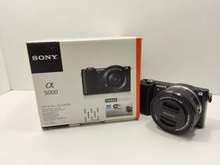 APARAT FOTOGRAFICZNY SONY ALPHA A5000 KORPUS + OBIEKTYW PRZEBIEG 6320