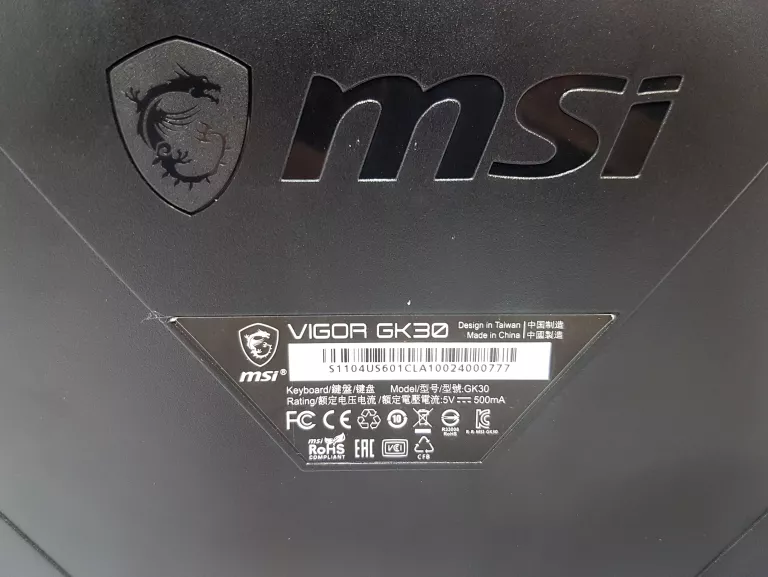 KLAWIATURA MSI VIGOR GK30